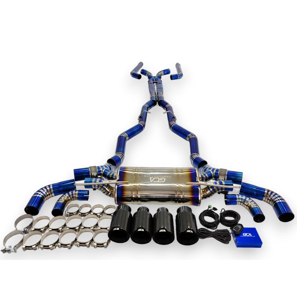 2018-2023 Bmw M5 Valved Sport Exhaust System | F90 Titanium / Chrome Tips Axleback Only